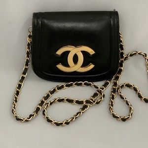 Designer-inspired Double C Logo Handbag